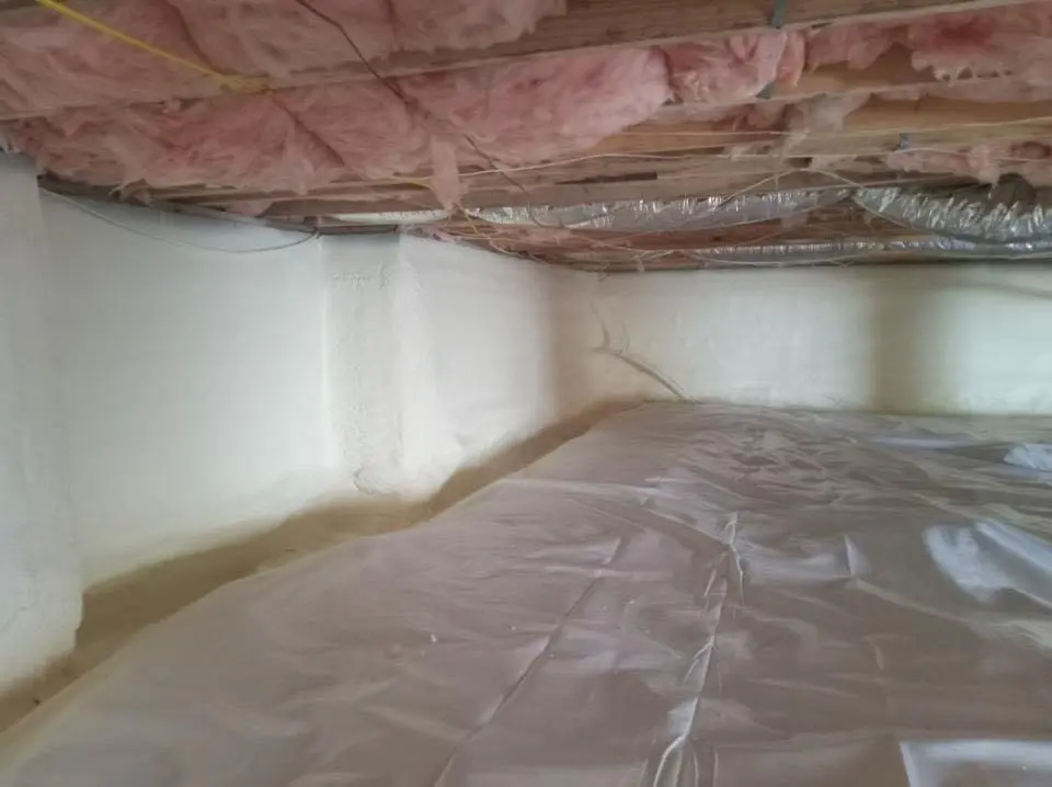 Crawl space encapsulation with closed-cell spray foam for Spray Foam Roofing in Bonney Lake